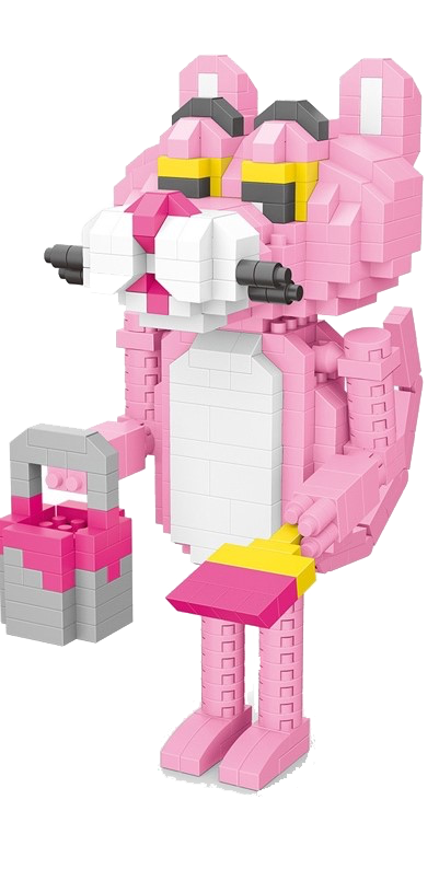 pink panther nano blocks